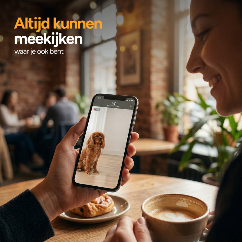 Feed Pro - Voerautomaat met camera - Zwart