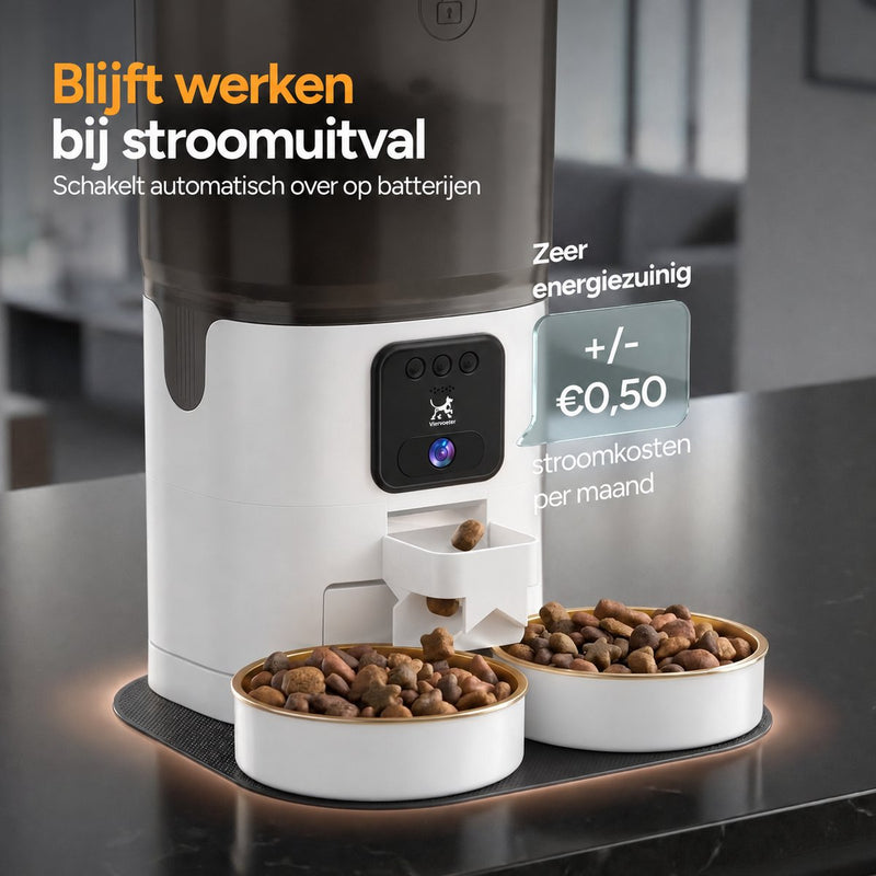 Feed Pro Dual voerautomaat met camera - Wit