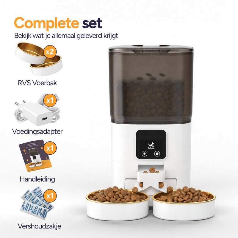 Feed Dual voerautomaat - Wit