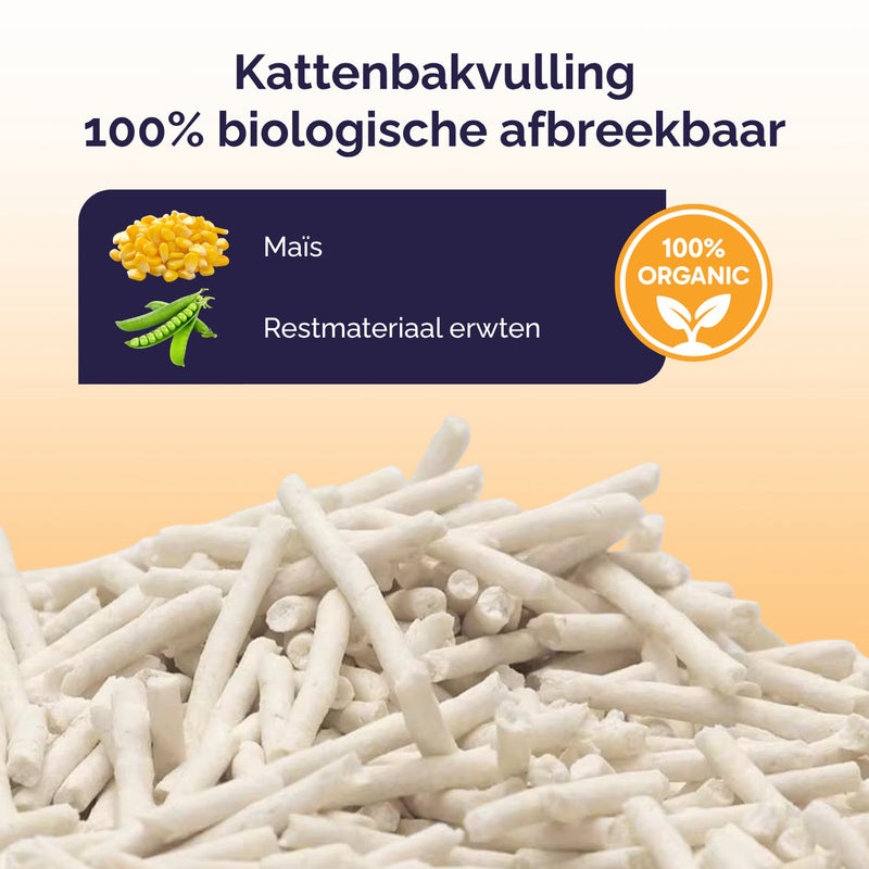 Viervoeter tofu kattenbakvulling 15kg