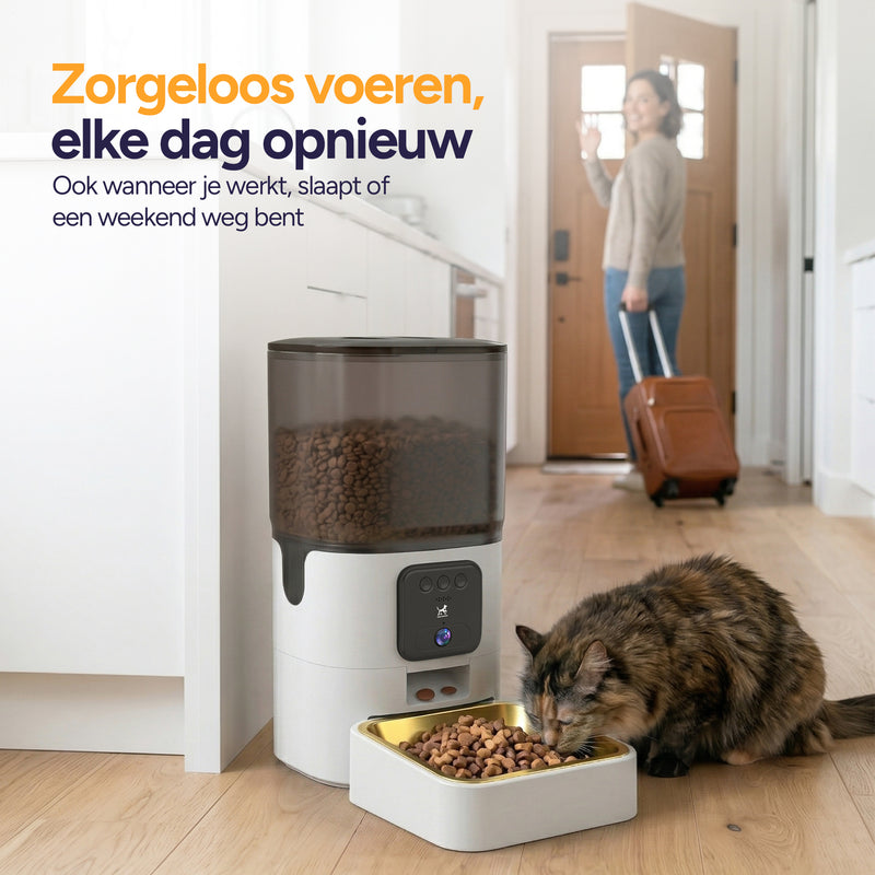 Feed Pro - Voerautomaat met camera - Wit