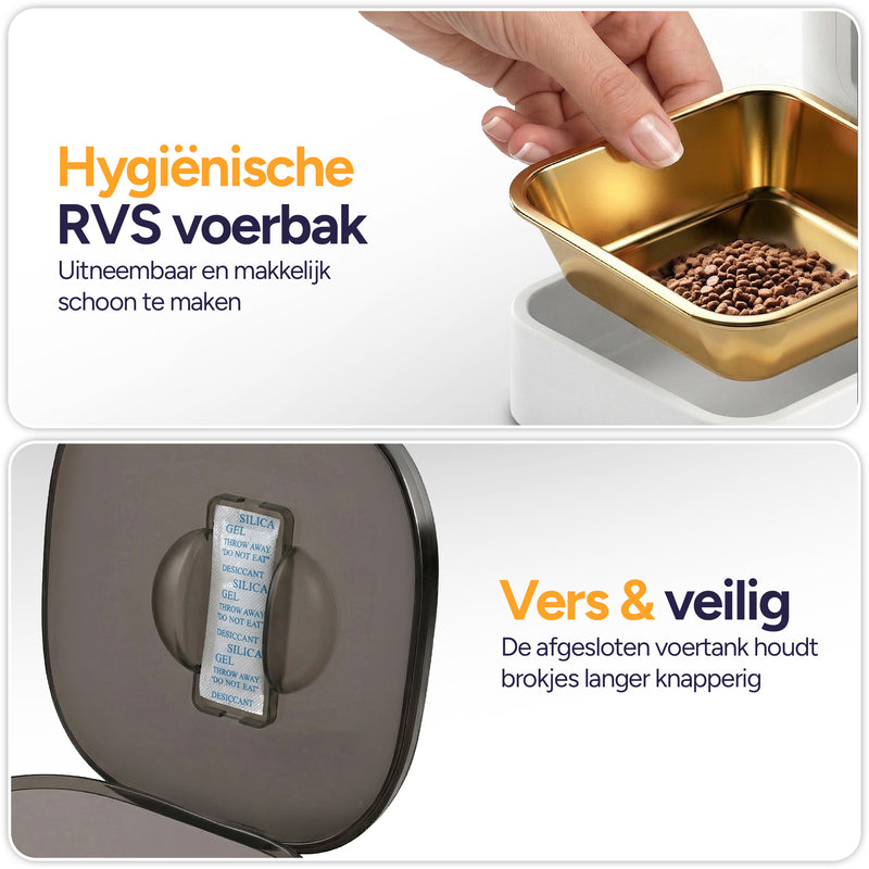 Feed Pro - Voerautomaat met camera - Wit