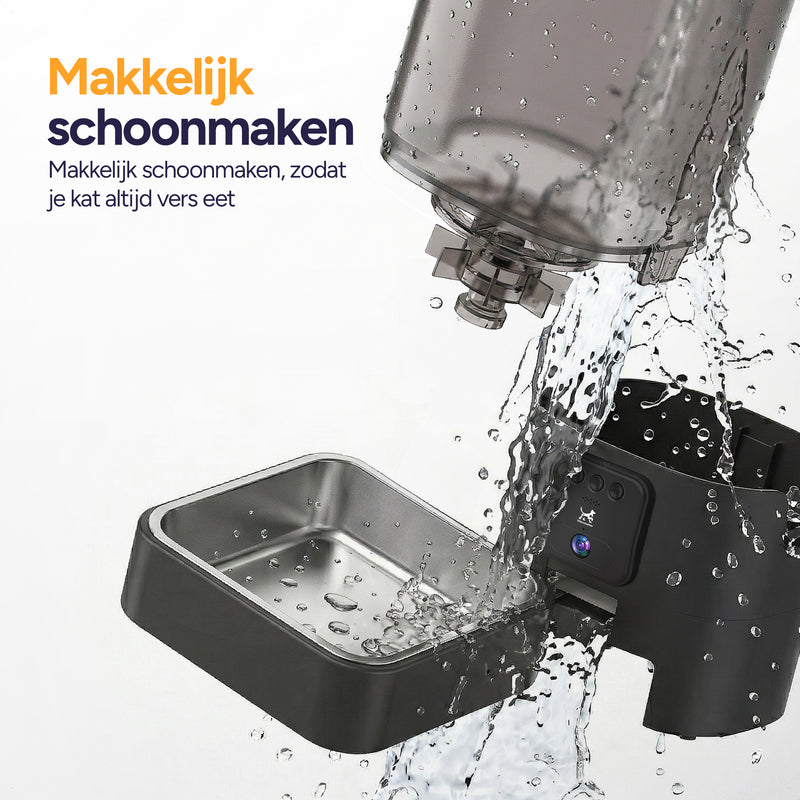 Feed Pro - Voerautomaat met camera - Zwart