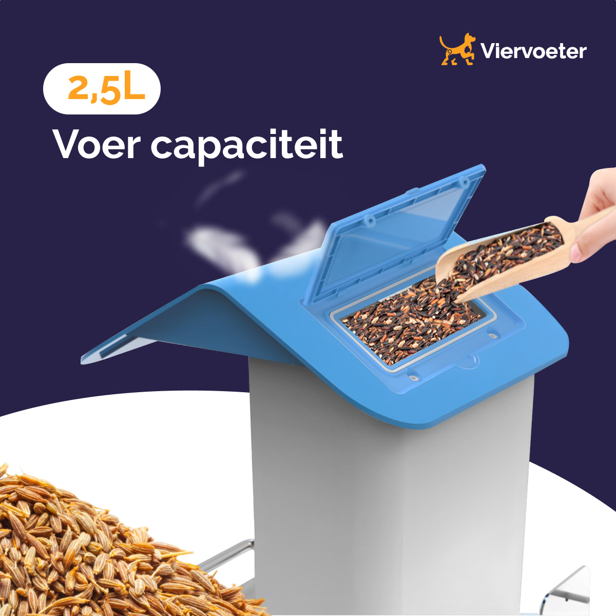 Vogelhuisje Met Camera - AI Vogelherkenning - Vogelvoederhuisje - Raam - Nestkast - Vogelhuisjes Hangend - Vogel - Smart Bird Feeder