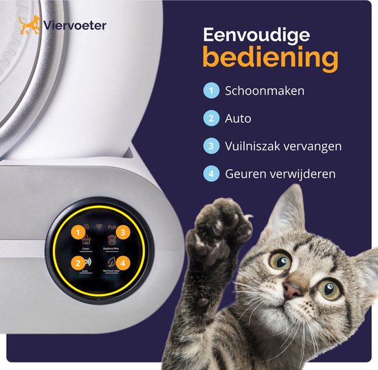 Kattenbak zelfreinigend – Automatische kattenbak