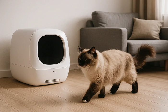 Kat weigert de automatische kattenbak? Zo pak je dat aan