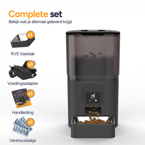 Feed - Voerautomaat - Zwart