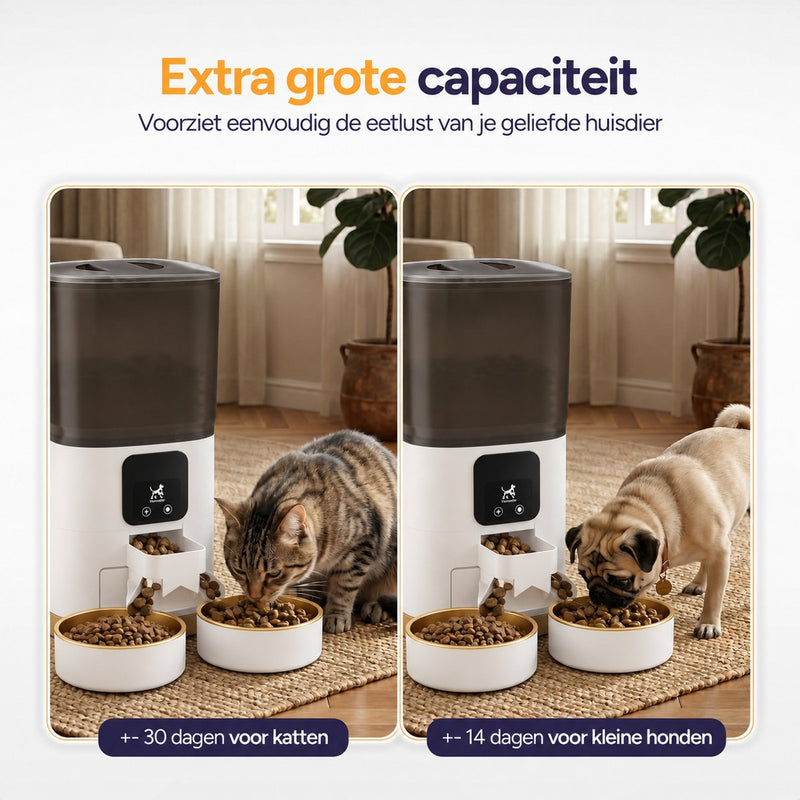 Feed Dual voerautomaat - Wit