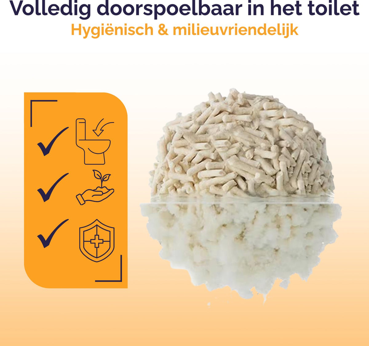 Viervoeter tofu kattenbakvulling 15kg