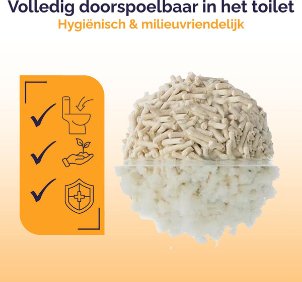 Viervoeter tofu kattenbakvulling 15kg