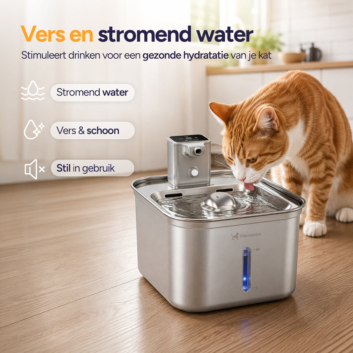 RVS drinkfontein 3L