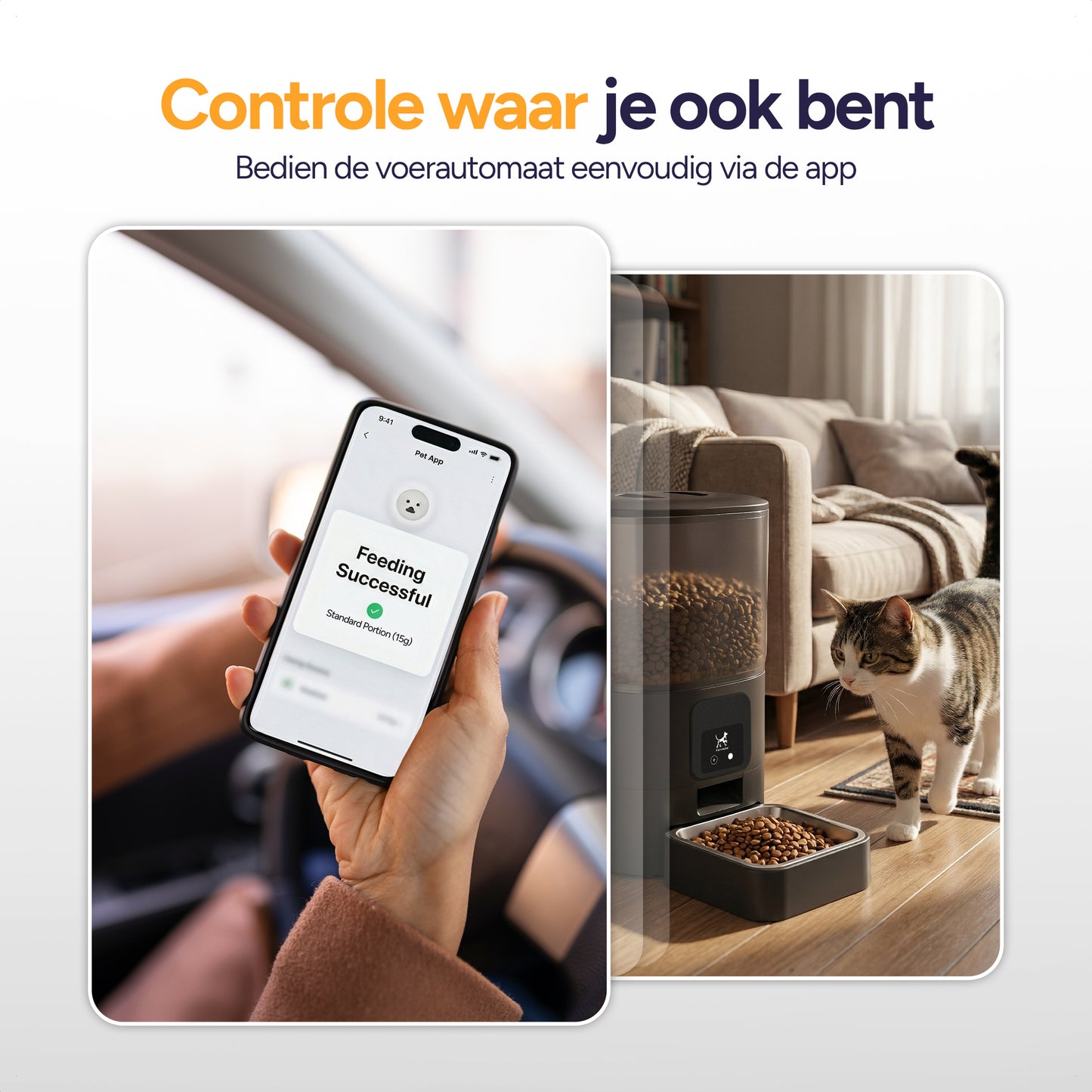 Feed - Voerautomaat - Zwart