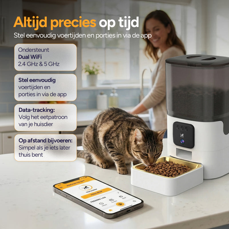Feed Pro - Voerautomaat met camera - Wit