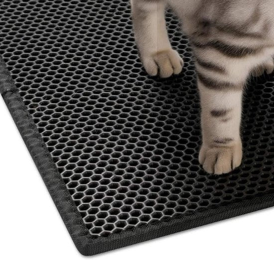Katzentoilettenmatte - 40 x 50 cm - Mit einer doppelten Schicht