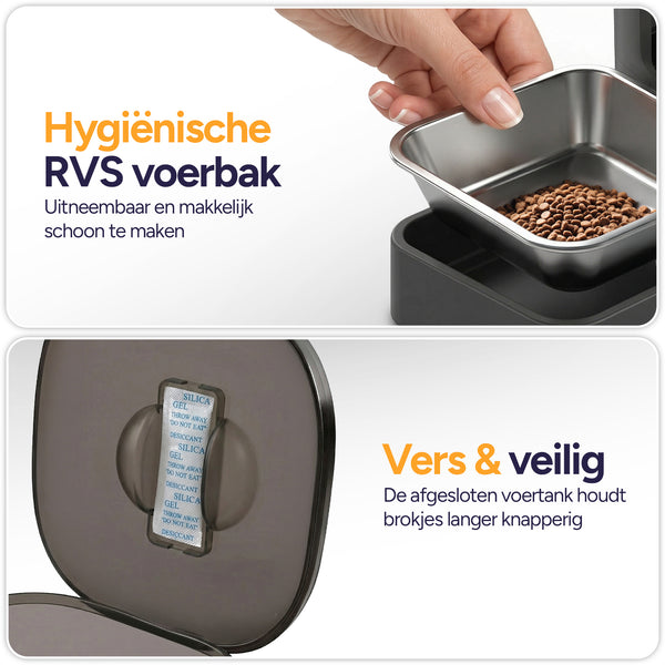 Feed - Voerautomaat - Zwart