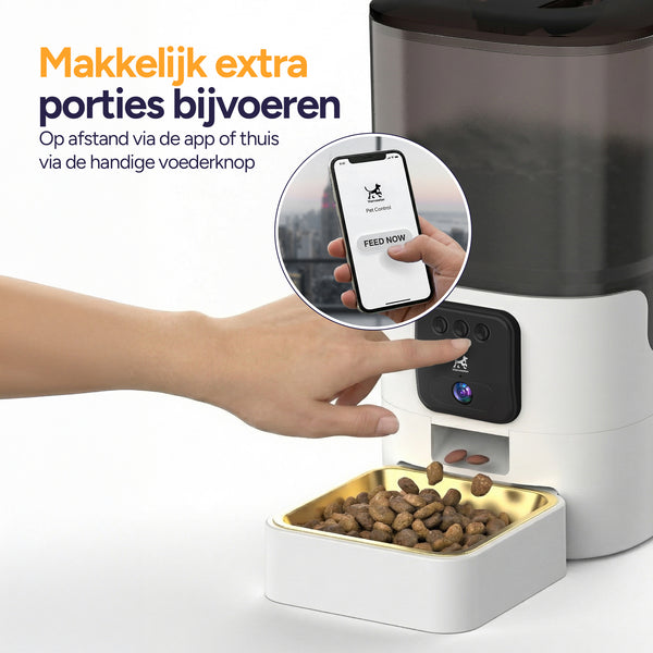 Feed Pro - Voerautomaat met camera - Wit