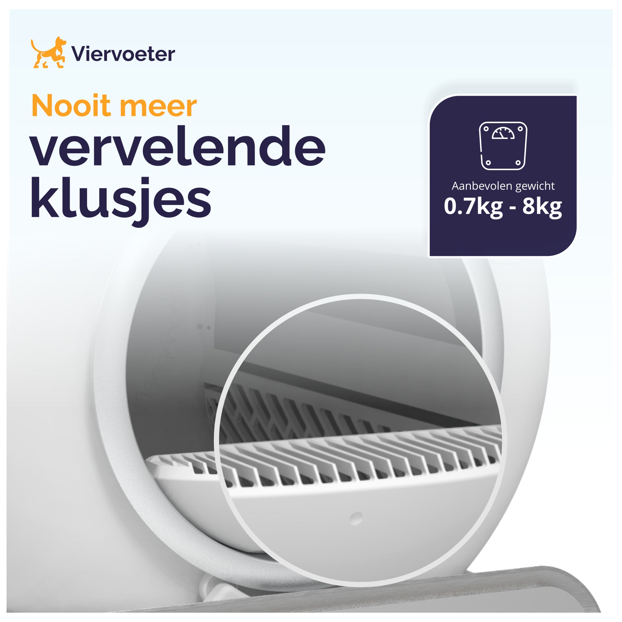 Viervoeter Fresh 2 - Zelfreinigende kattenbak