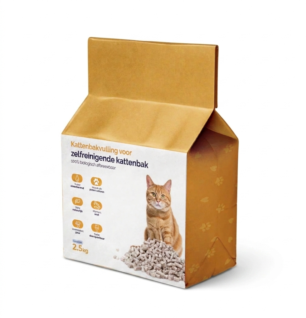 Tofu kattenbakvulling - 15kg  - PREORDER 21 September