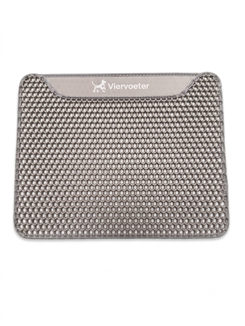 Kattenbakmat Zilver