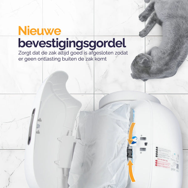 Viervoeter Fresh 3 -Zelfreinigende kattenbak Silver