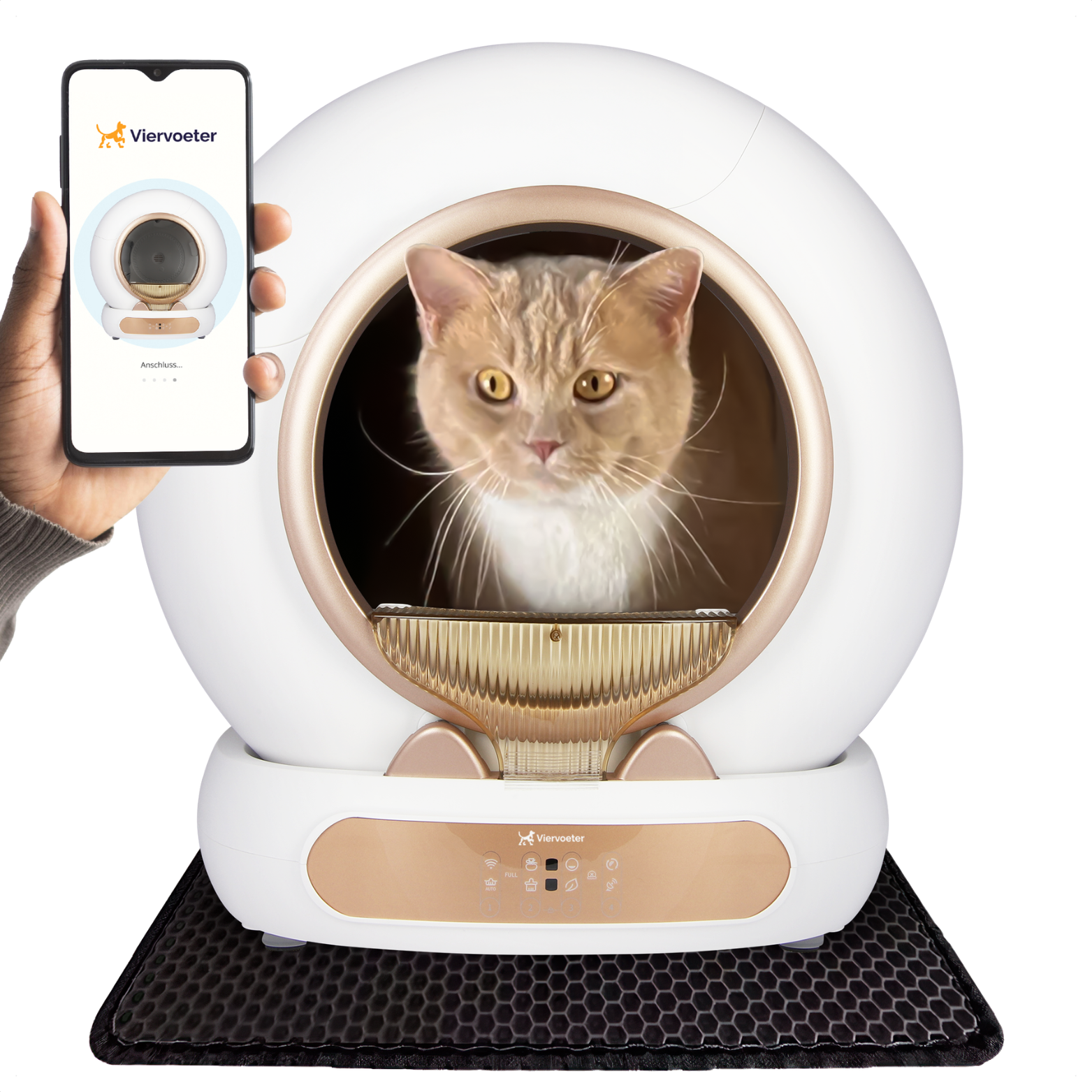 Viervoeter Fresh 3 Zelfreinigende kattenbak